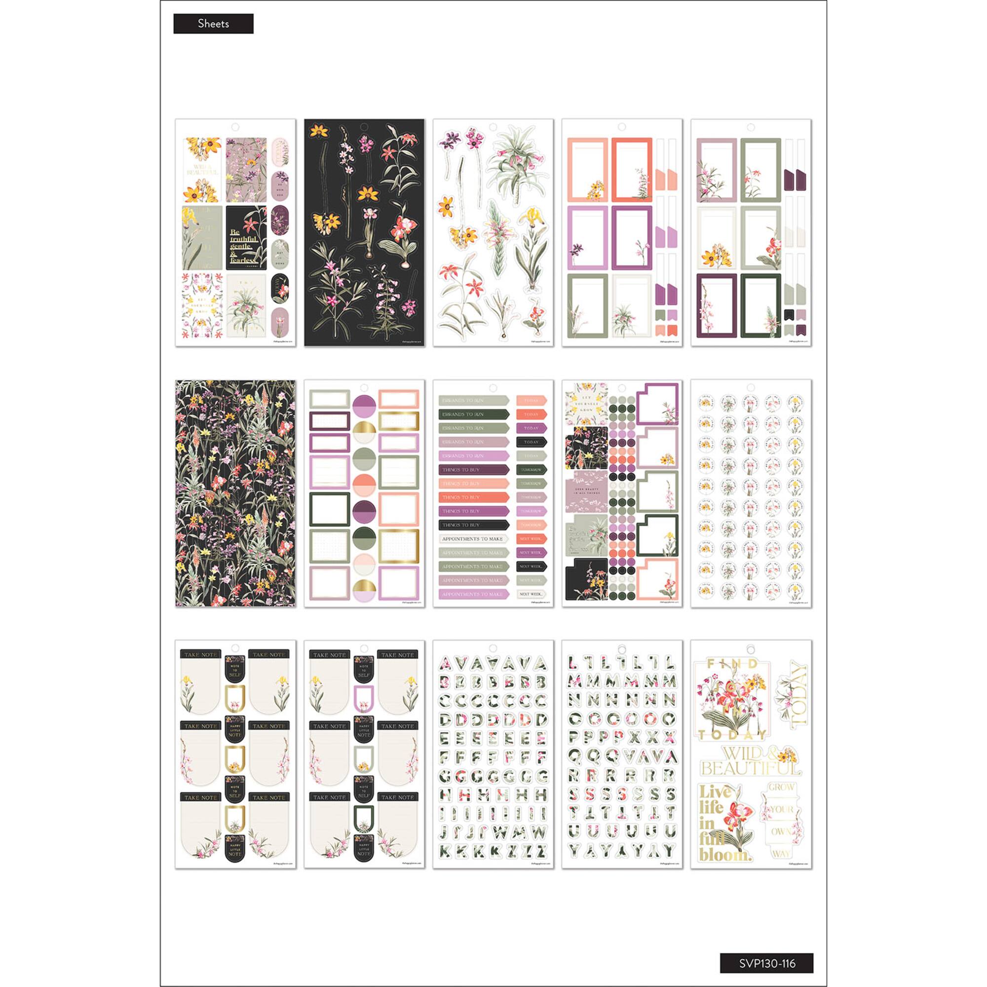 The Happy Planner® Fresh Botanicals Sticker Book